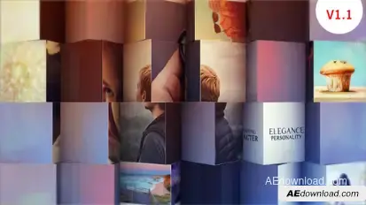 Multi Photo Slideshow Video Displays template preview