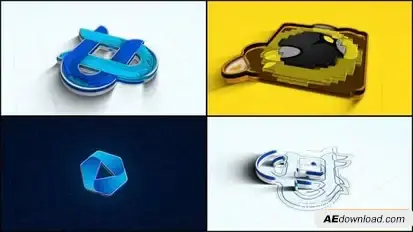 3D Construction Logo Animation Logo Stings template preview
