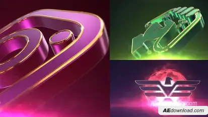 3D Elegant Logo Reveal Logo Stings template preview