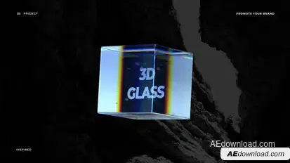 3D Glass Logo Logo Stings template preview