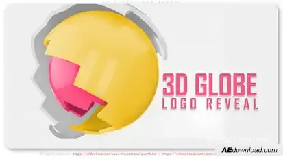 3D Globe Logo Reveal Openers template preview