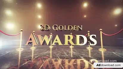 3D Golden Awards Openers template preview