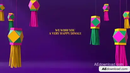 3D Happy Diwali Logo Logo Stings template preview