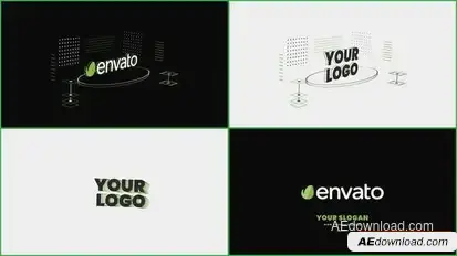 3D Isometric Logo Animation Logo Stings template preview