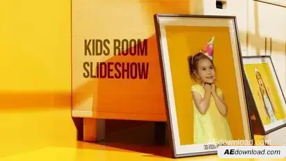 3d Kids room Promo Openers template preview