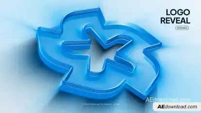 3D Light Logo Reveal Logo Stings template preview