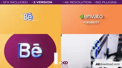 3D Logo Intro Logo Stings template preview