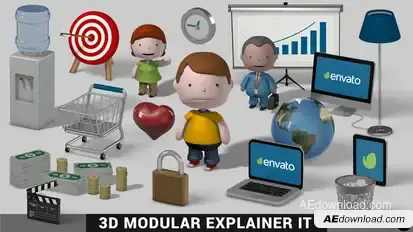 3D Modular Explainer Kit Openers template preview