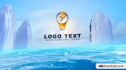 3D Ocean Logo Logo Stings template preview