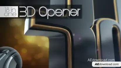 3D Opener 18 in 1 Openers template preview