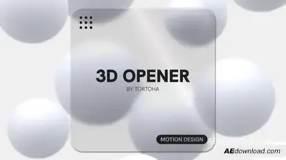 Text 3D Opener Openers template preview