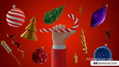 3d Overlays for Christmas broadcast-packages template preview