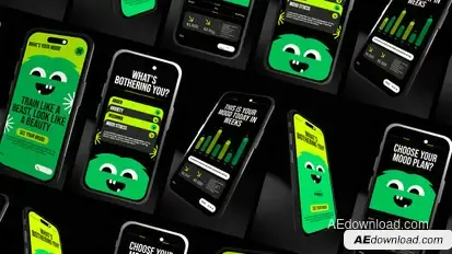 3D Phone Mockup Elements template preview