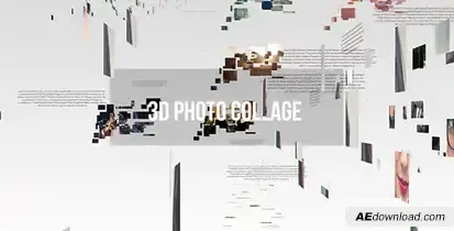 3D Photo Gallery Video Displays template preview
