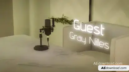 3D Podcast Opener Openers template preview