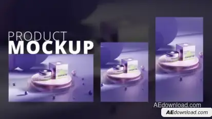 3D Product Mockup Product Promo template preview