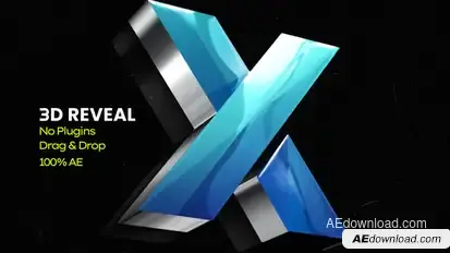 3D Reveal Logo Stings template preview