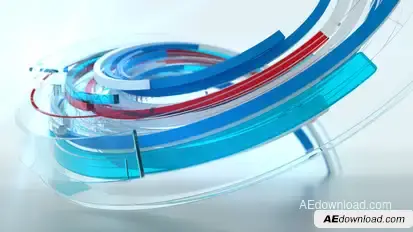 3d Ribbon Logo Reveal Logo Stings template preview