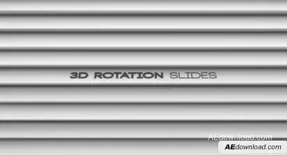 3D Rotation Slides Logo Stings template preview