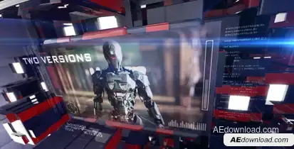 3D Sci-Fi Technology Openers template preview