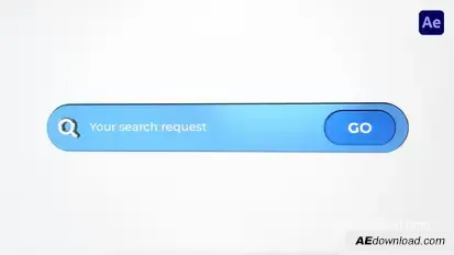 3D Search Logo Intro Logo Stings template preview
