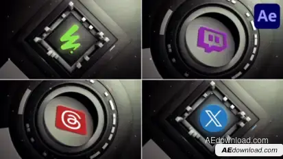 3D Shapes Logo for After Effects Logo Stings template preview