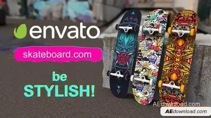 3D Skateboard | Workshop Openers template preview