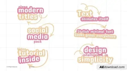 3D Social Media Titles | After Effects Titles template preview