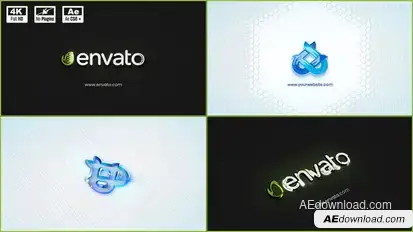 3D Strokes Logo Reveal Logo Stings template preview