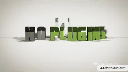3D Text Opener Logo Stings template preview
