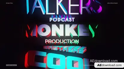 3D Titles - Text Animation Titles template preview