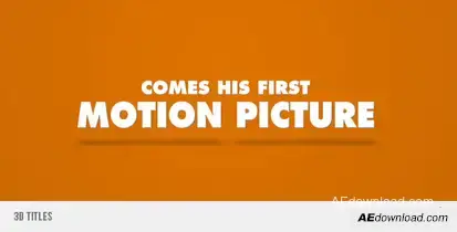 3D Titles Titles template preview