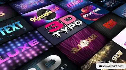 3D Titles. Vol. 1 Titles template preview
