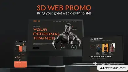 3D Web Promo Product Promo template preview