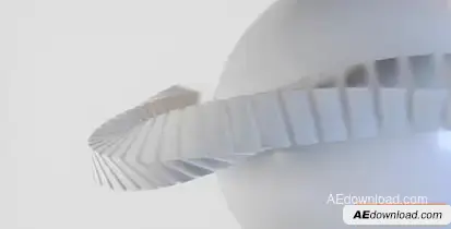 3d White Path Logo Reveal Openers template preview