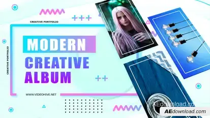 Vertical Creative Album Promo - 4K Product Promo template preview