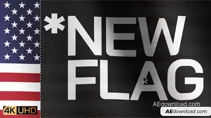 4K Flag Animation for After Effects Elements template preview