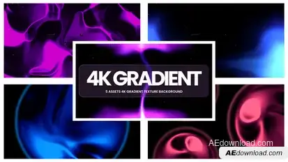 4K Gradient Background Elements template preview
