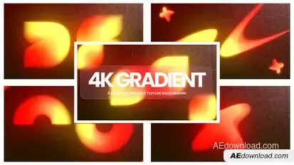 4K Gradient Shapes After Effect Elements template preview