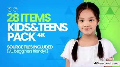 4k Kids And Teens Broadcast And Youtube Channel Package broadcast-packages template preview