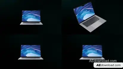 4k laptop Mocup Alpha channel 02 Product Promo template preview