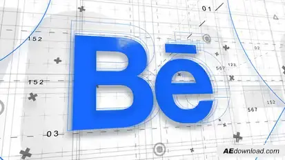 4K Logo - Architecture Drawing Logo Stings template preview