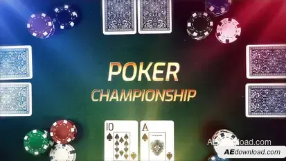 4K Real Footage Poker Game Pack Openers template preview