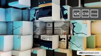 4k Slide Show Video Displays template preview