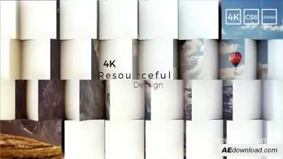 4K Slideshow Video Displays template preview