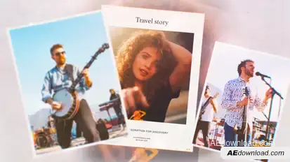 4K Travel Photo Frames Slideshow Video Displays template preview