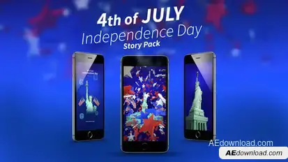 4th Of July Independence Day Titles template preview