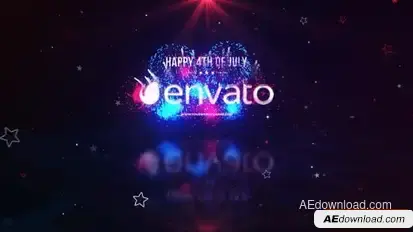 4th of July Logo Logo Stings template preview