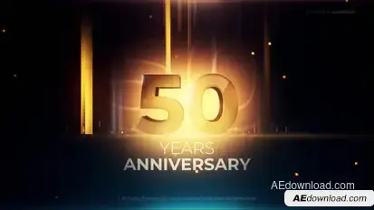 50 Years Anniversary Opener Openers template preview