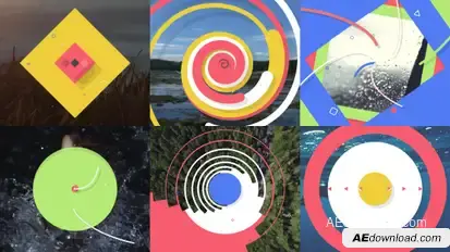 6 Transitions Pack With Opener Openers template preview